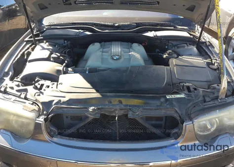 2002 BMW 7 Series 745Li z USA, uszkodzony, nr VIN WBAGN634X2DR07123